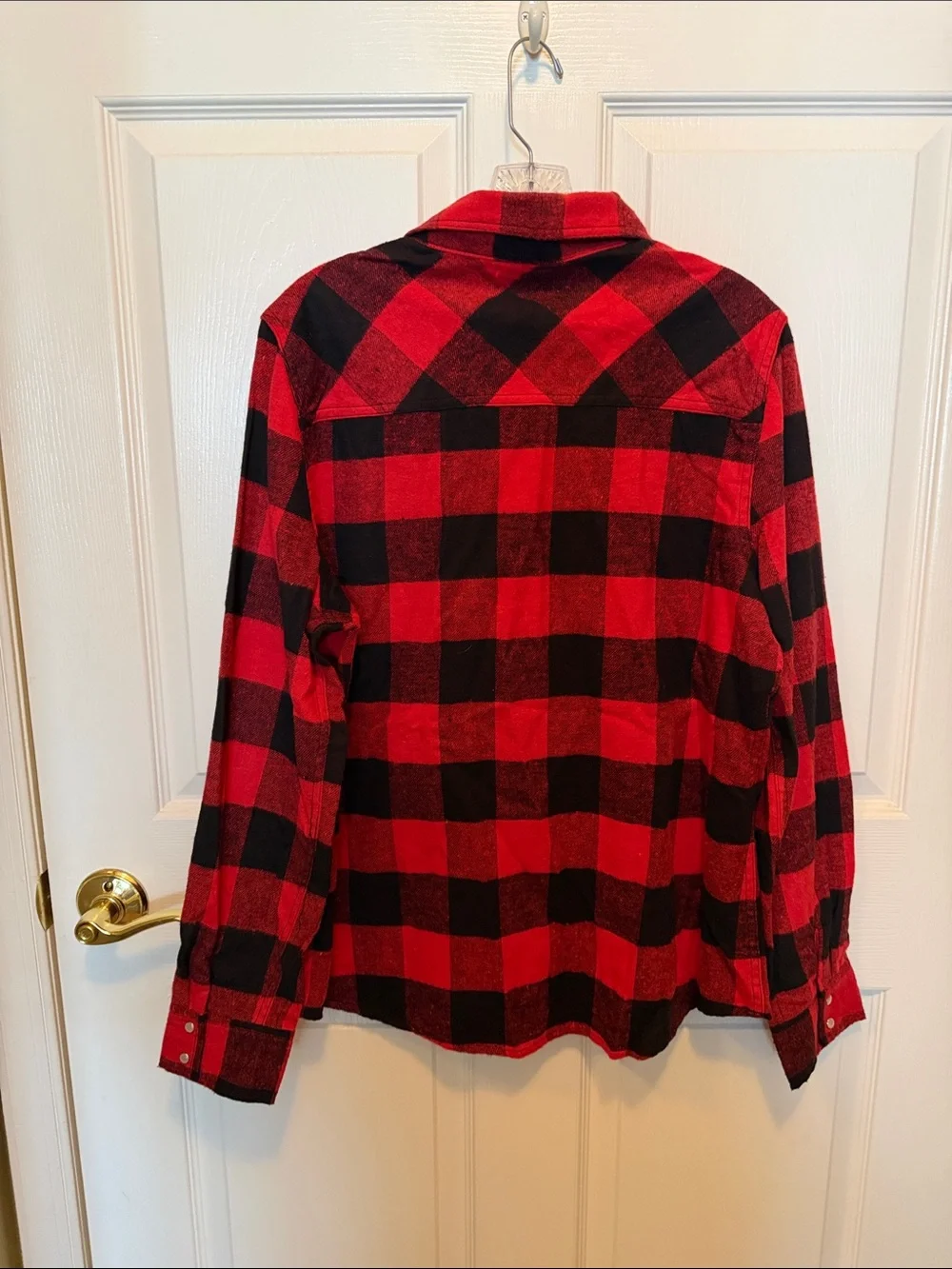 Red and Black Buffalo Plaid Dance Costume Shirt